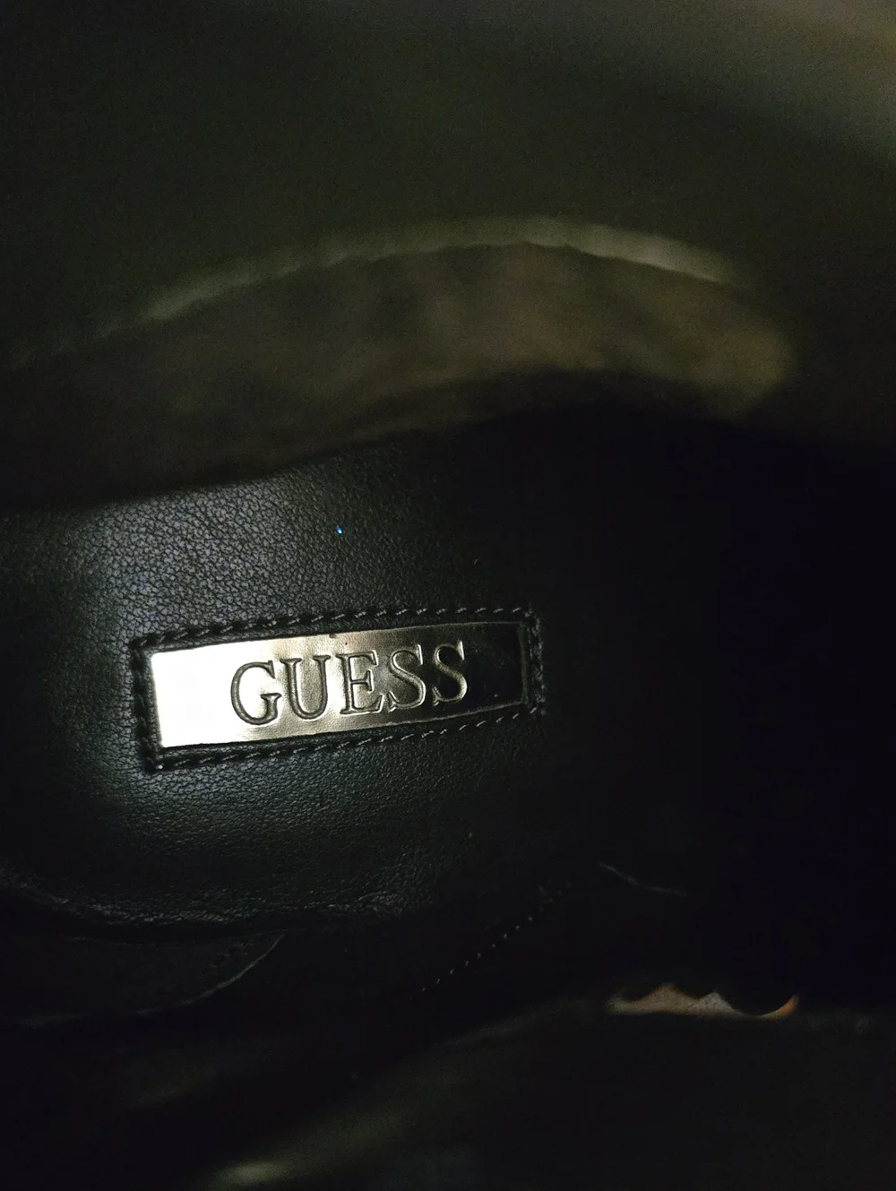 GUESS Olive Suede Leather Heeled Boots